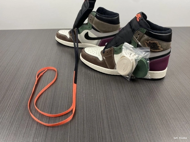 1st Kicks 1 Air OG Jordan Crafted Hand DH3097-001 High 0726